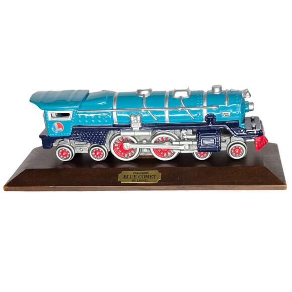 The Lionel Classic Train Collection Avon 1931 Blue Comet 400E Steam Base & Box - Picture 1 of 11